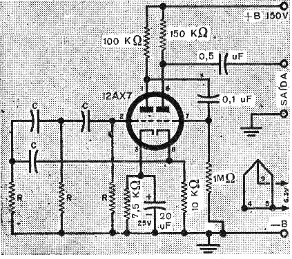 Figure 2 - Oscillator complete circuit.
Figure 2 - Oscillator complete circuit.