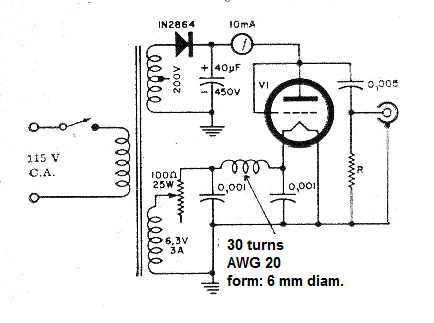 Figure 1 - Complete diagram of the noise generator.
Figure 1 - Complete diagram of the noise generator.