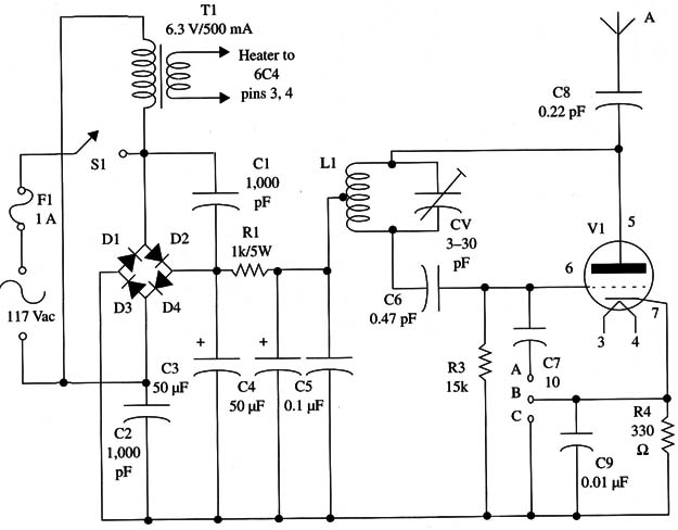 Figure 1 – Schematic diagram of the transmitter
Figure 1 – Schematic diagram of the transmitter