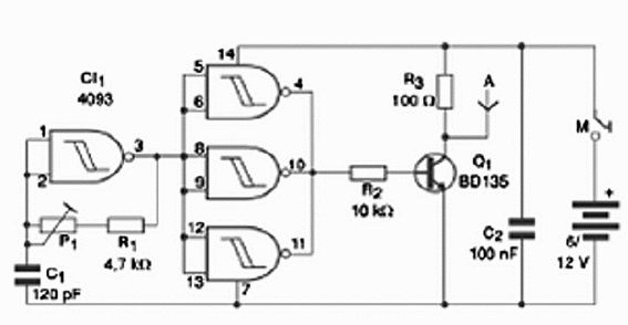 Figure 2 – Complete diagram of the transmitter
Figure 2 – Complete diagram of the transmitter