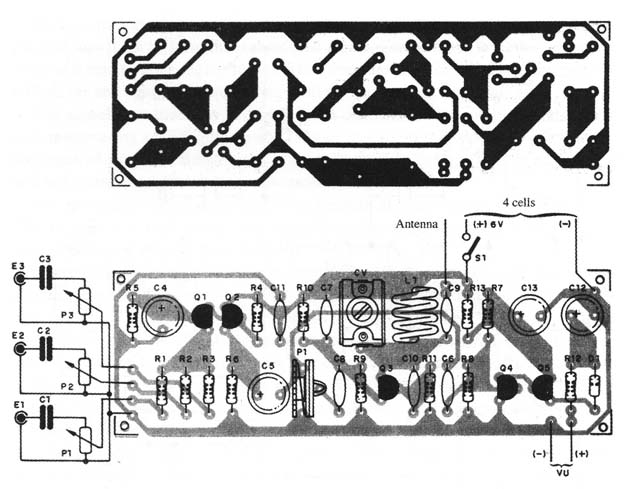 Figure 3 – Printed circuit board for the project
Figure 3 – Printed circuit board for the project