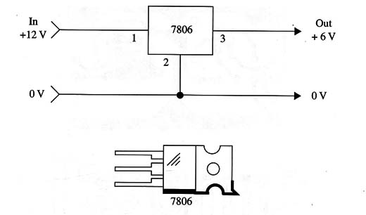 Figure 4 – Voltage reducer 12 to 6 V
Figure 4 – Voltage reducer 12 to 6 V