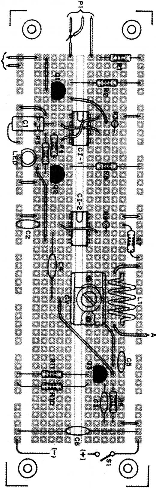 Figure 6 – The circuit is mounted on a solderless board
Figure 6 – The circuit is mounted on a solderless board