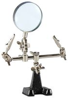 Figure 9 – Plate support with magnifying probe - https://www.newark.com/weller/wlacchhb-02/magnifier-w-2-crocodile-clip-bench/dp/28AJ0178?st=pcb%20bench%20suport 
