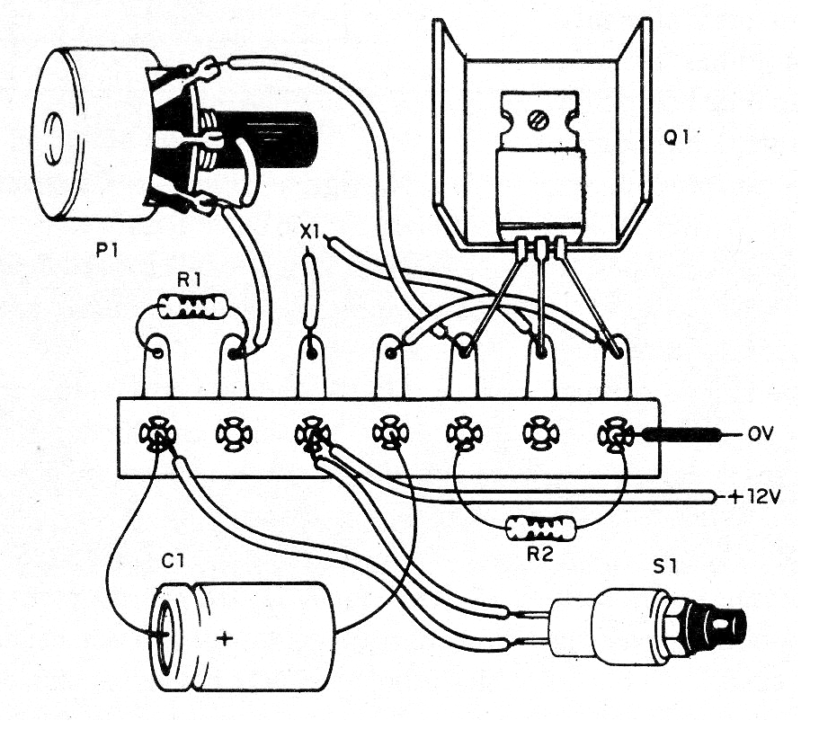 Figure 2 - Assembly using a terminal strip Figure 2 - Assembly using a terminal strip