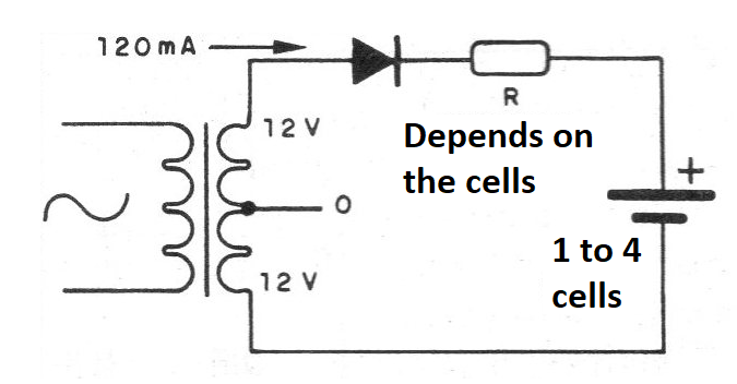 Figure 2 - A simple charger Figure 2 - A simple charger