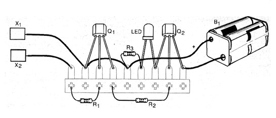 Figure 2 - Assembly of the device on a small bridge of insulated terminals. Figure 2 - Assembly of the device on a small bridge of insulated terminals.