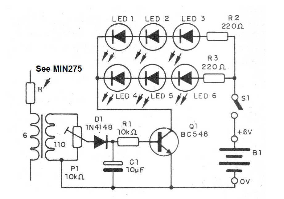 Figure 1 - Diagram of the Rhythmic LEDs II Figure 1 - Diagram of the Rhythmic LEDs II