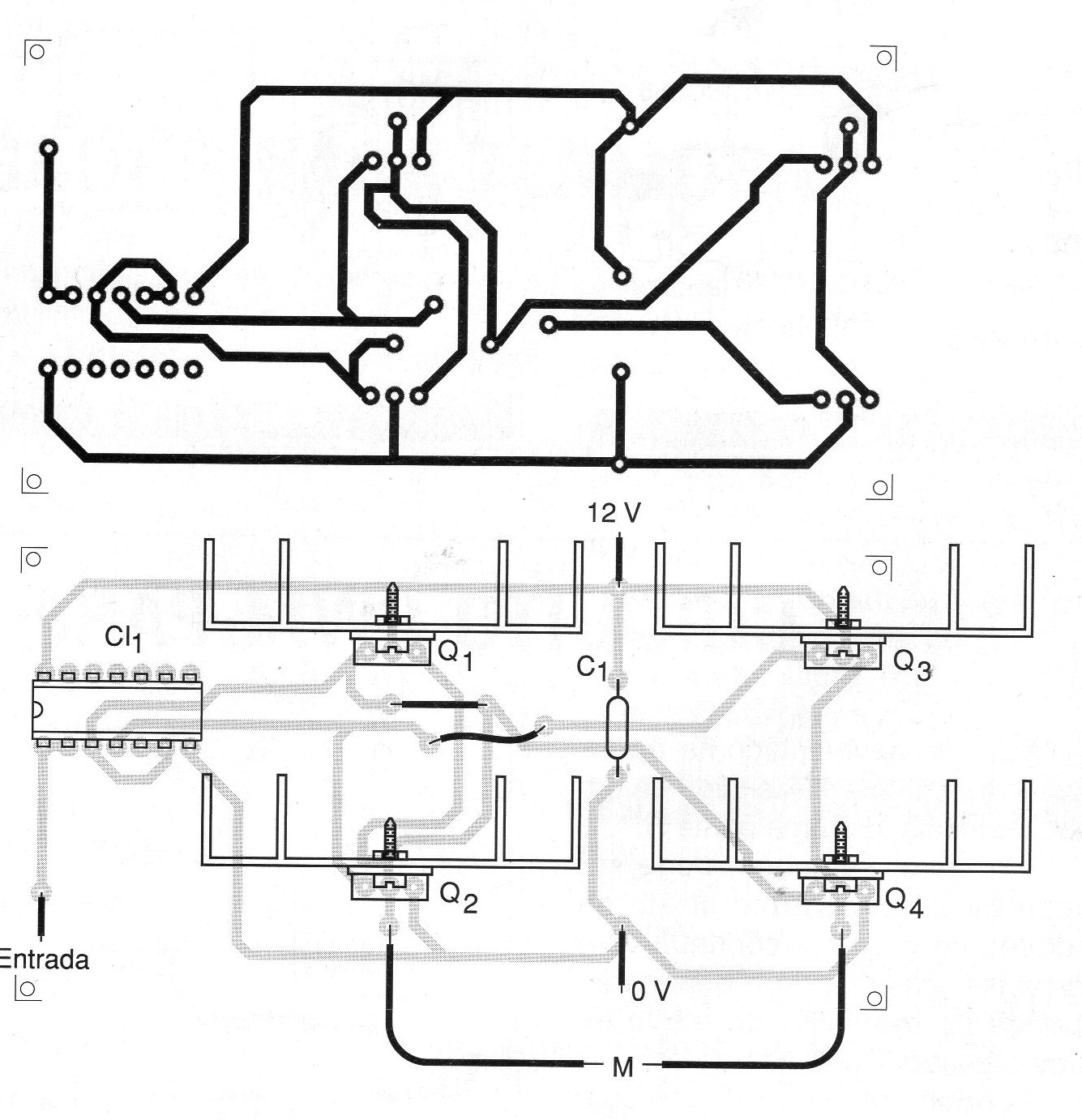 Figure 2 - Printed circuit board for the assembly Figure 2 - Printed circuit board for the assembly