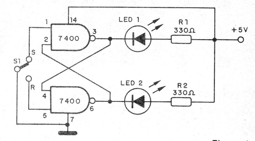 Figure 1 - Complete diagram of the flip-flop Figure 1 - Complete diagram of the flip-flop
