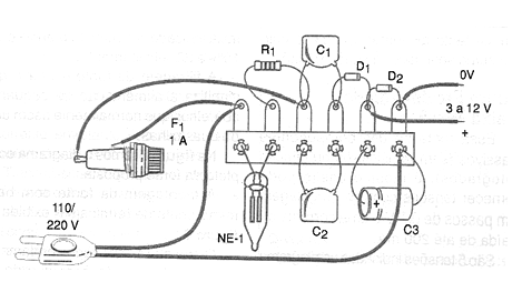 Figure 2 - Assembly using terminal strip