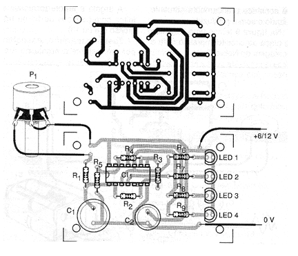 Figure 2 - Printed circuit board for mounting Figure 2 - Printed circuit board for mounting