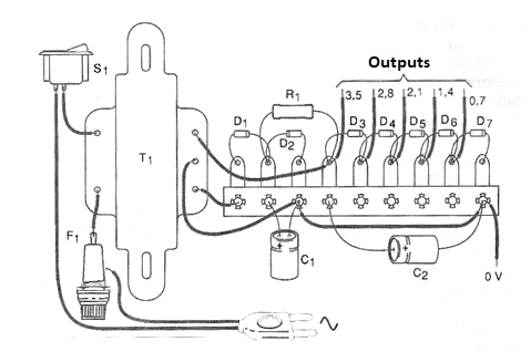 Figure 2 - Assembly using a terminal strip Figure 2 - Assembly using a terminal strip