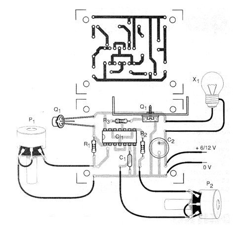 Figure 2 - Printed circuit board for mounting
